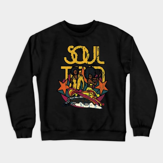 Soul Train 1971 Crewneck Sweatshirt by Tivanatee